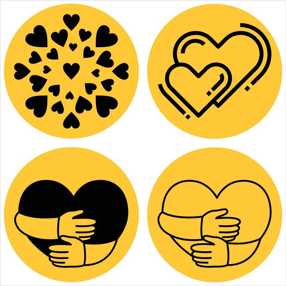 Love symbol collections vector