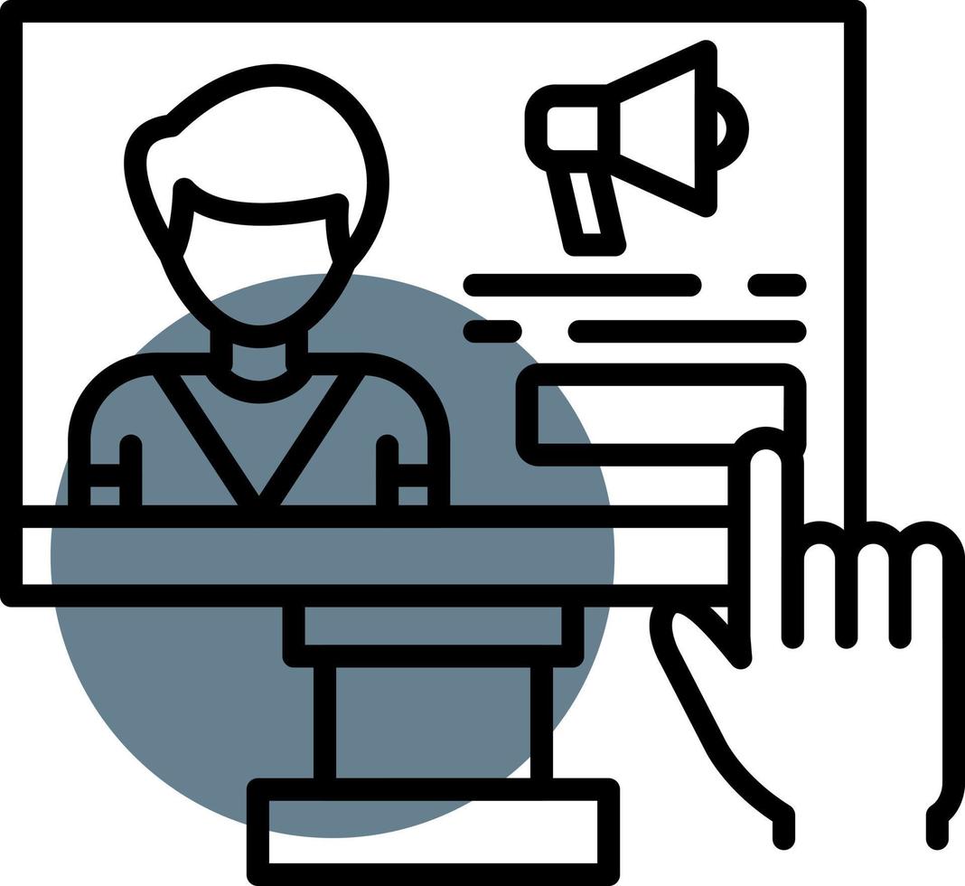 Advertising Creative Icon Design vector