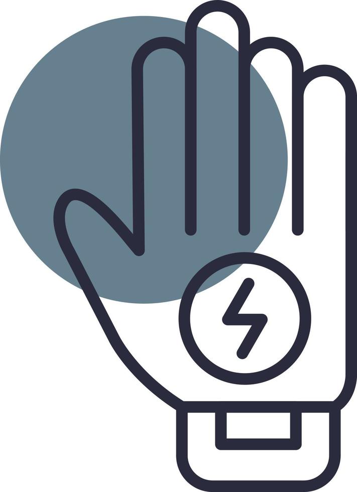 Glove Creative Icon Design vector
