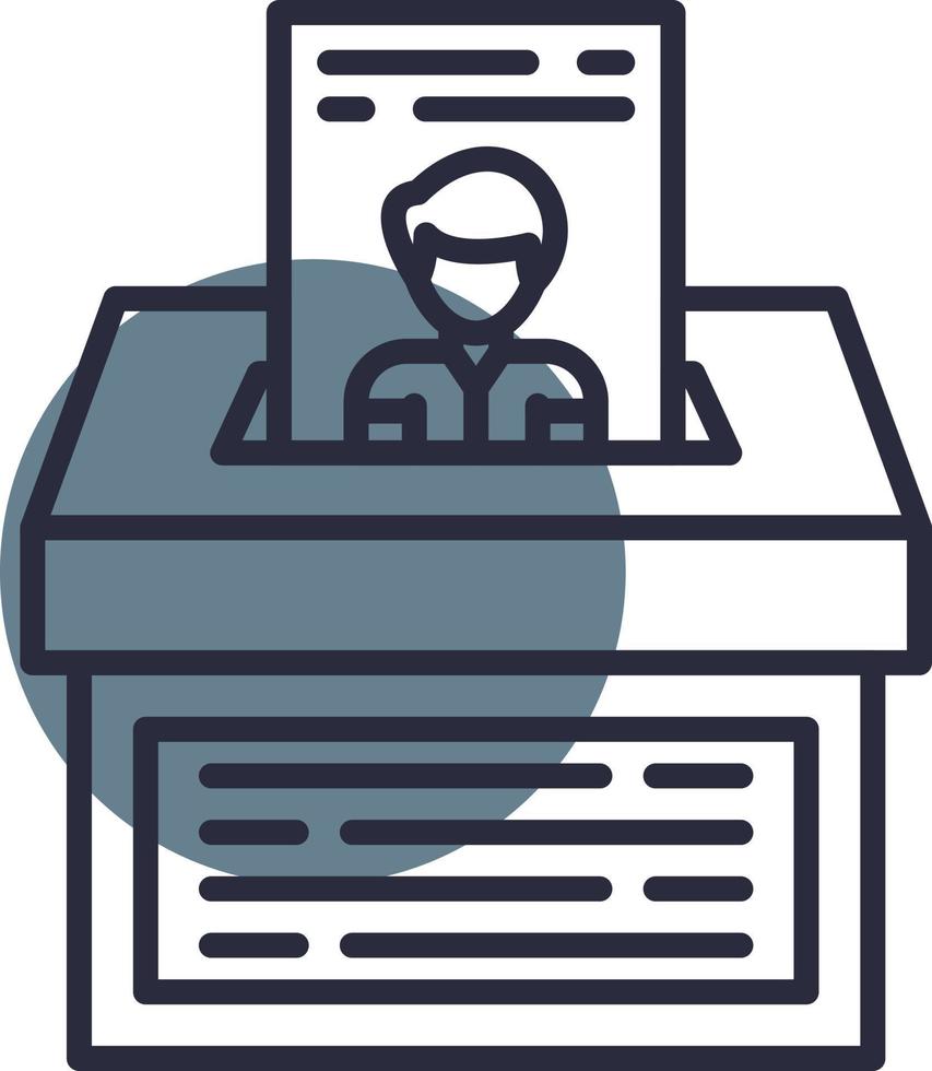 Ballot Creative Icon Design vector