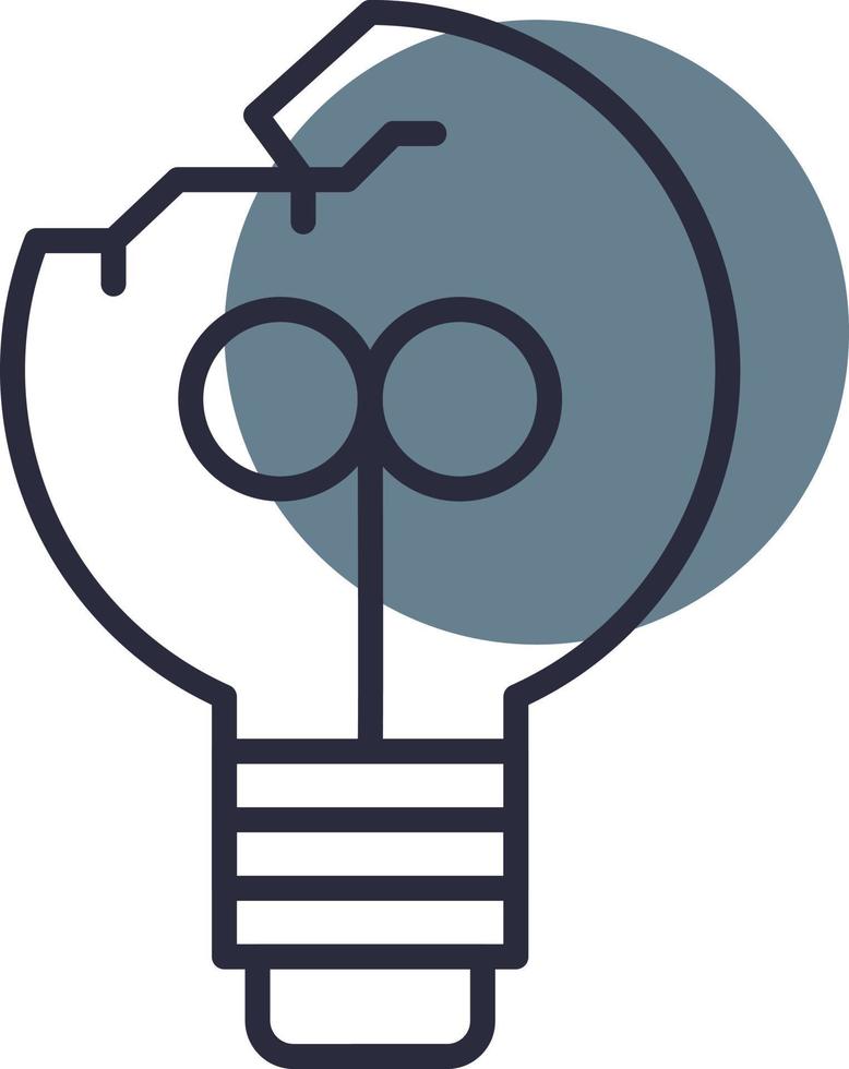 Light Bulb Creative Icon Design vector
