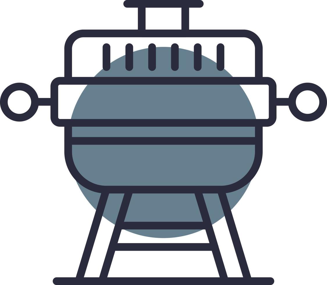 diseño de icono creativo de parrilla vector