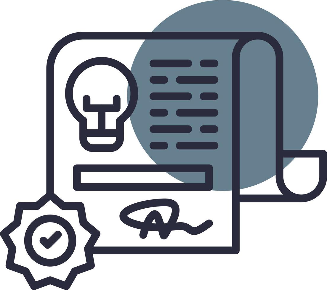 Patent Creative Icon Design vector