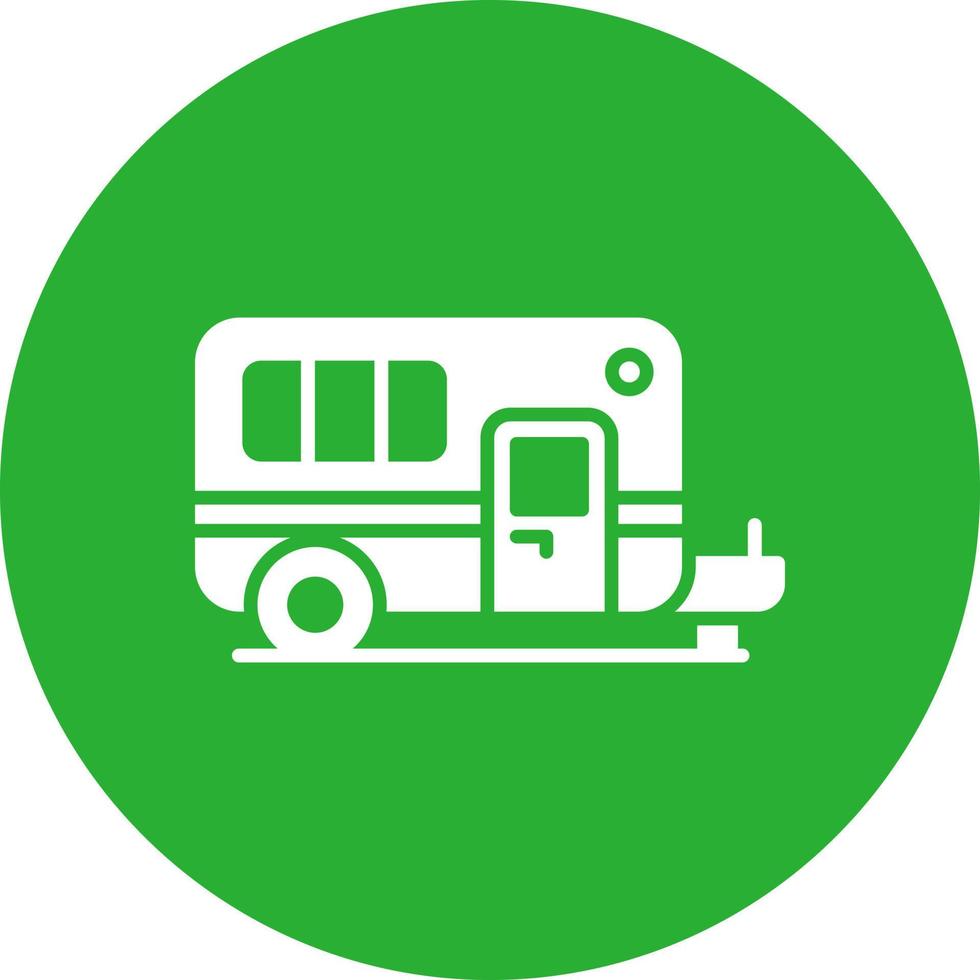 Caravan Creative Icon Design vector