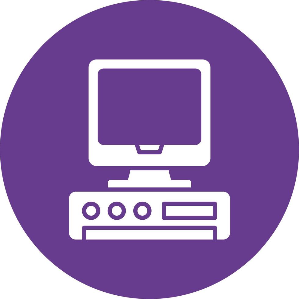 Computer Creative Icon Design vector
