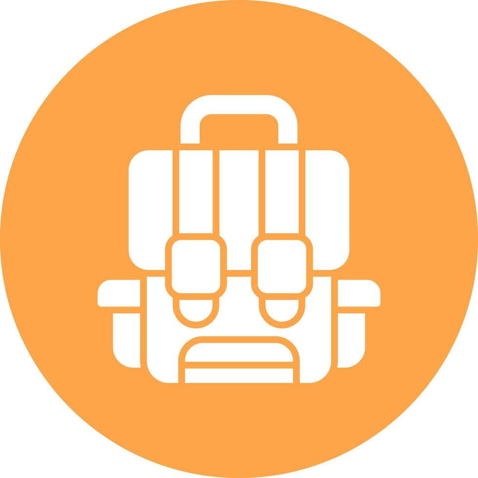 Backpack Creative Icon Design vector
