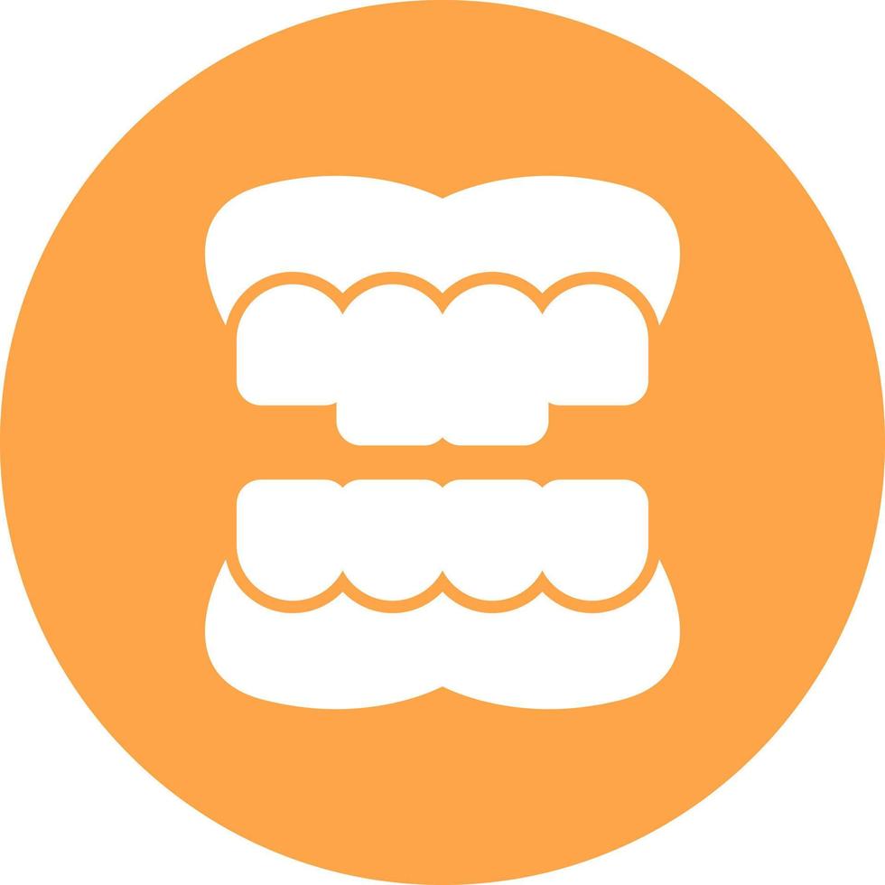Denture Creative Icon Design vector