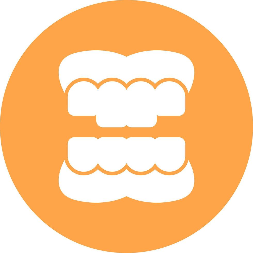 Denture Creative Icon Design vector