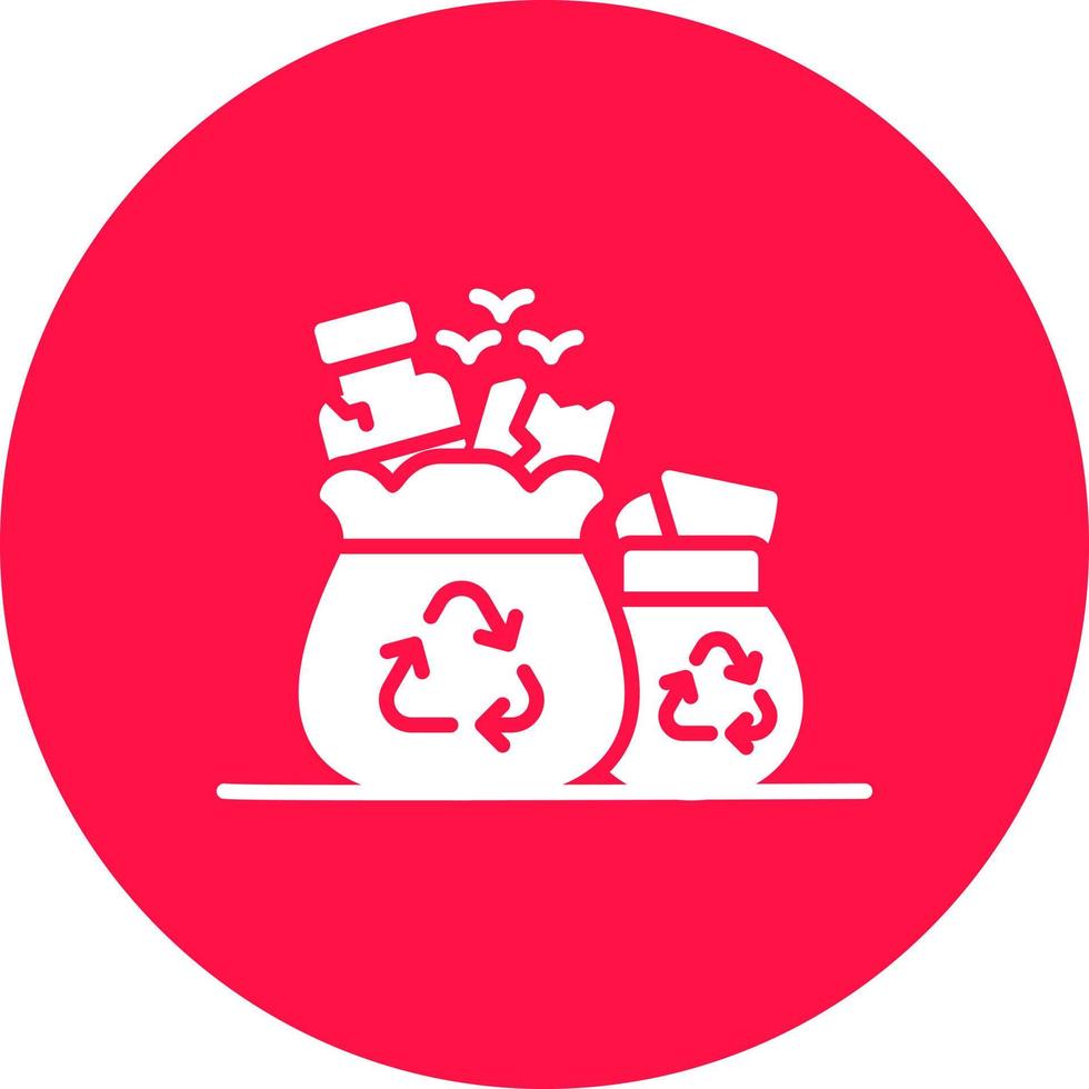 Garbage Creative Icon Design vector