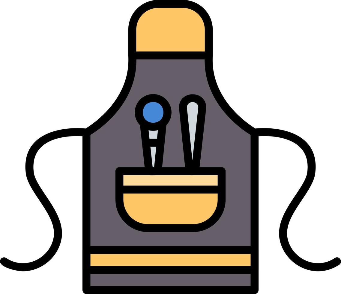 Apron Creative Icon Design vector
