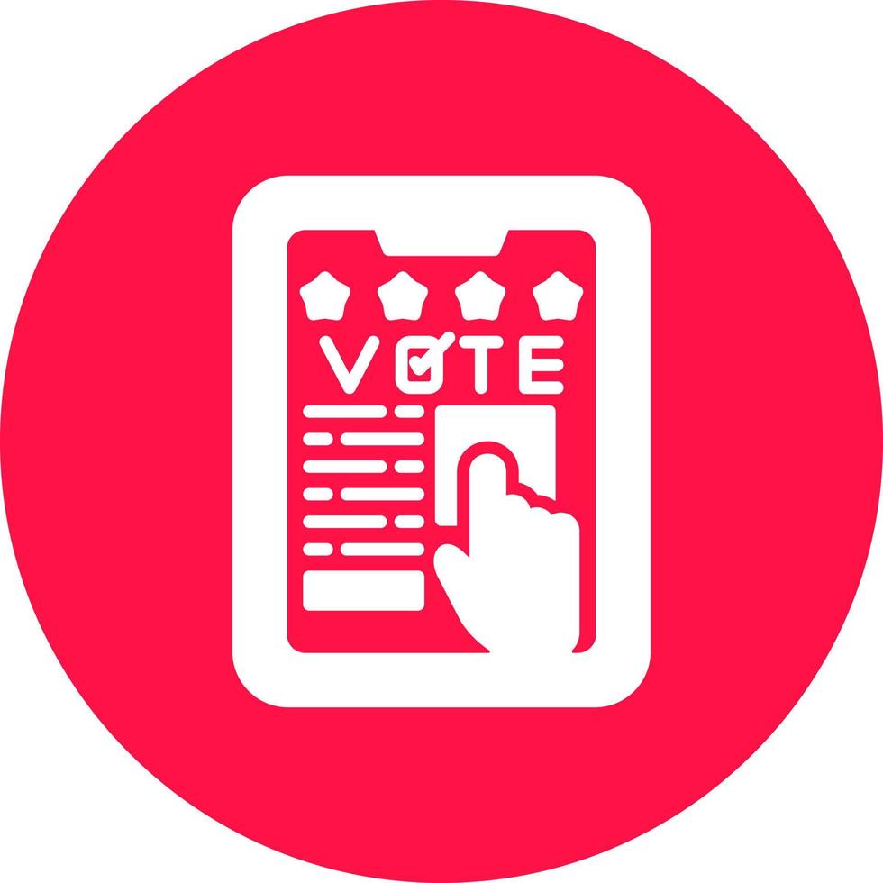 Vote Creative Icon Design vector
