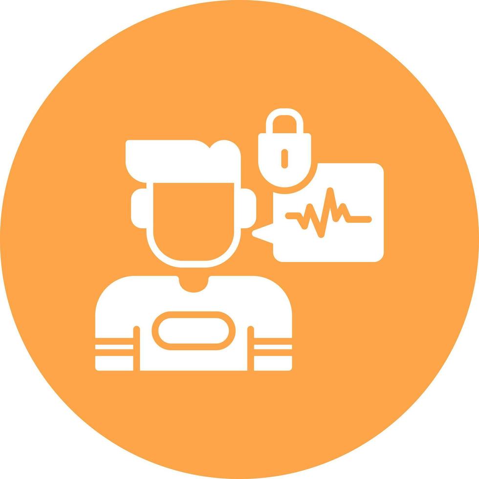 Biometric Creative Icon Design vector