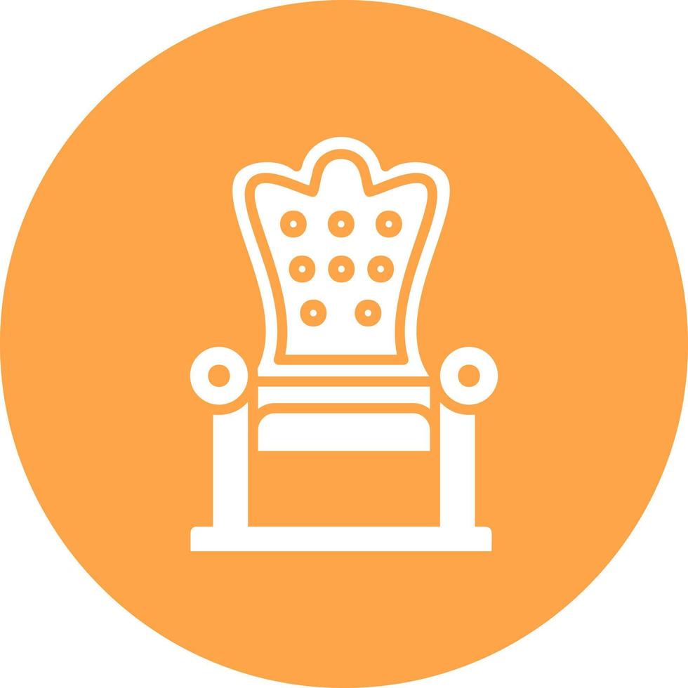 Throne Creative Icon Design vector