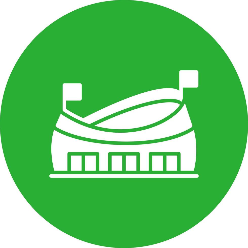 diseño de icono creativo de estadio vector