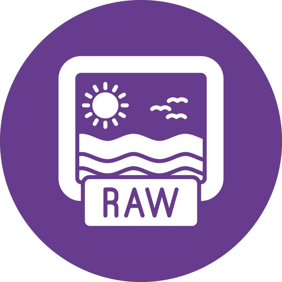 Raw Creative Icon Design vector