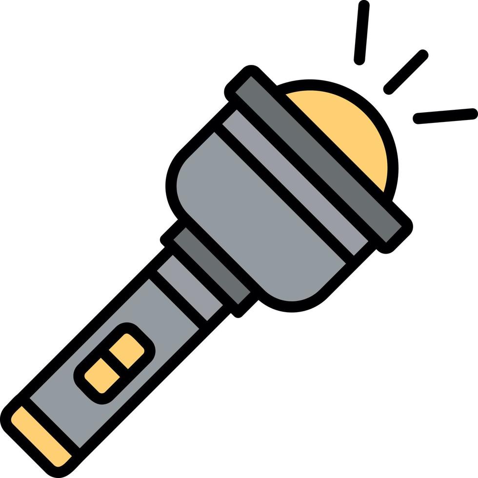 Flashlight Creative Icon Design vector