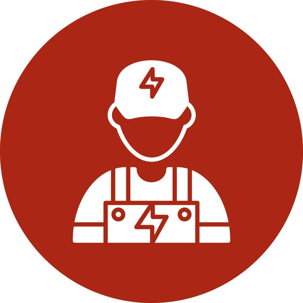 Electrician Creative Icon Design vector