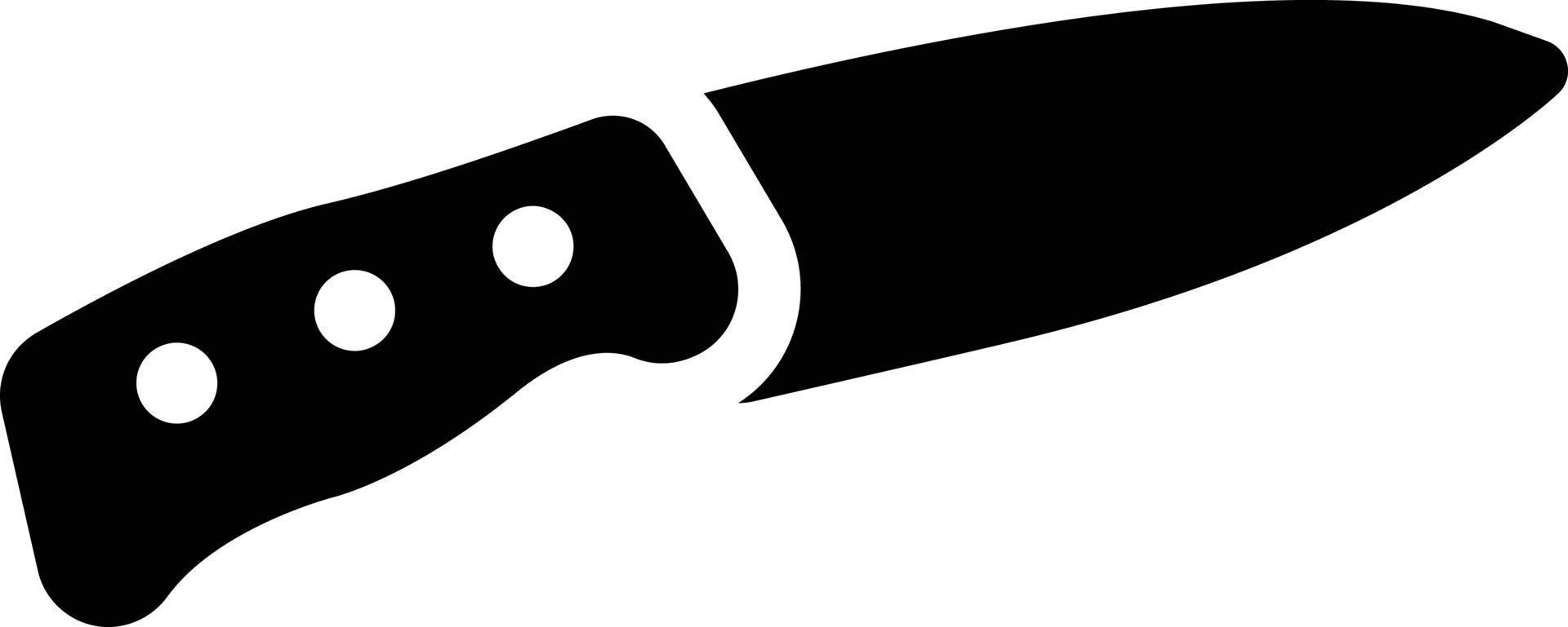 ilustración de vector de cuchillo en un fondo. símbolos de calidad premium. iconos vectoriales para concepto y diseño gráfico.