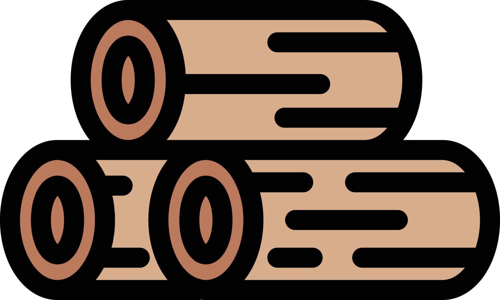 Ilustración de vector de madera de árbol en un fondo. Símbolos de calidad premium. Iconos vectoriales para concepto y diseño gráfico.