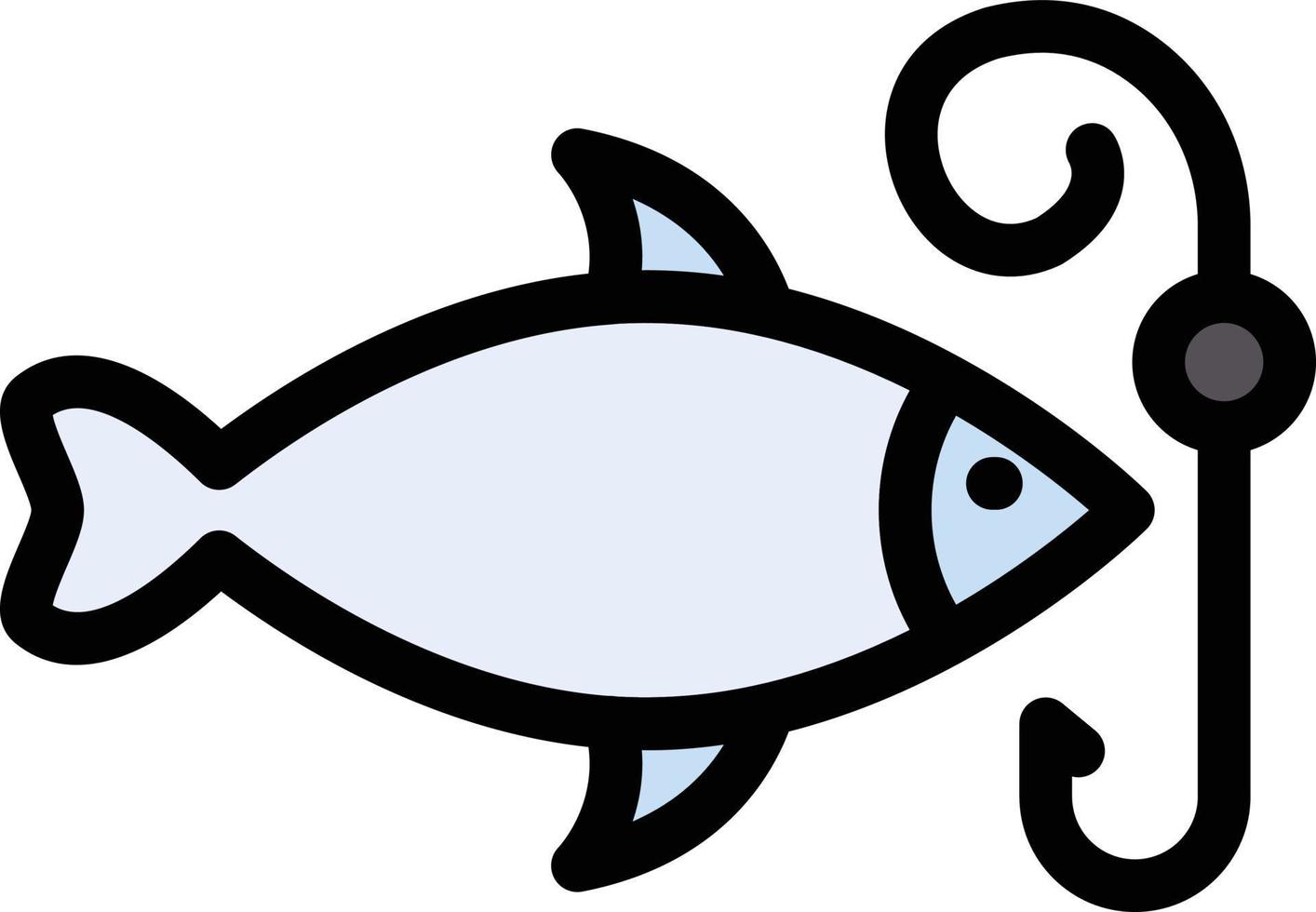 fish hook vector illustration on a background.Premium quality symbols.vector icons for concept and graphic design.