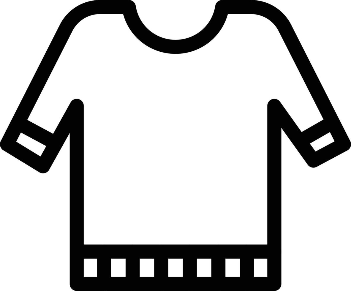 ilustración de vector de camisa en un fondo. símbolos de calidad premium. iconos vectoriales para concepto y diseño gráfico.