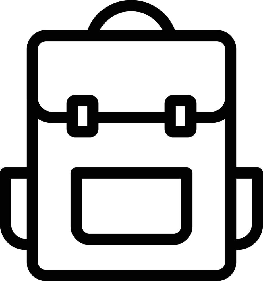 ilustración de vector de bolsa en un fondo. símbolos de calidad premium. iconos vectoriales para concepto y diseño gráfico.