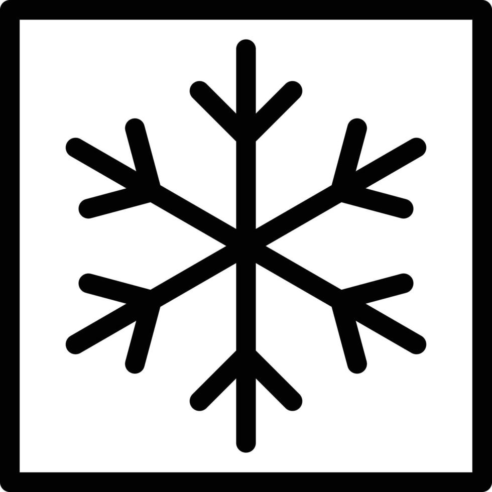 ilustración vectorial de copos de nieve en un fondo. símbolos de calidad premium. iconos vectoriales para concepto y diseño gráfico. vector