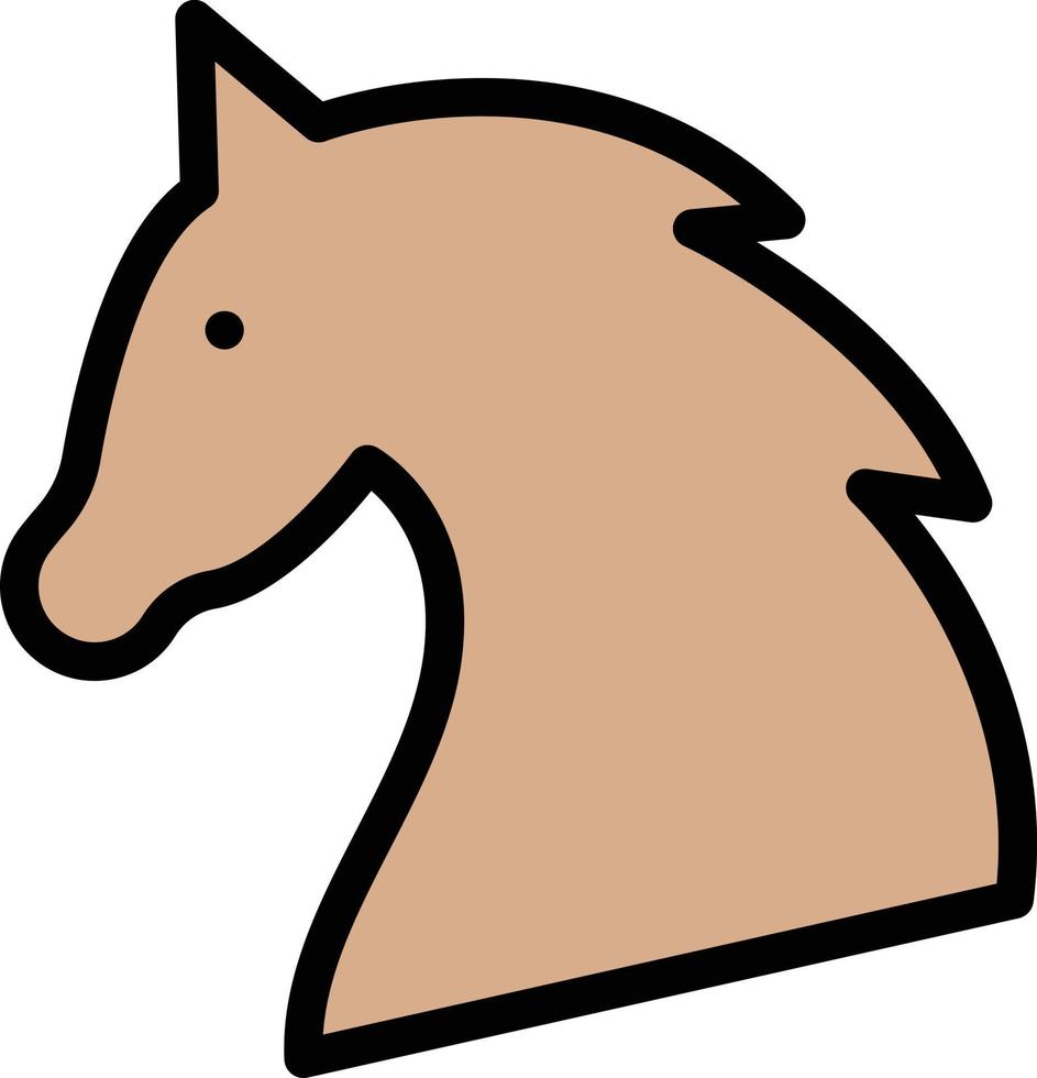 ilustración de vector de caballo en un fondo. símbolos de calidad premium. iconos vectoriales para concepto y diseño gráfico.