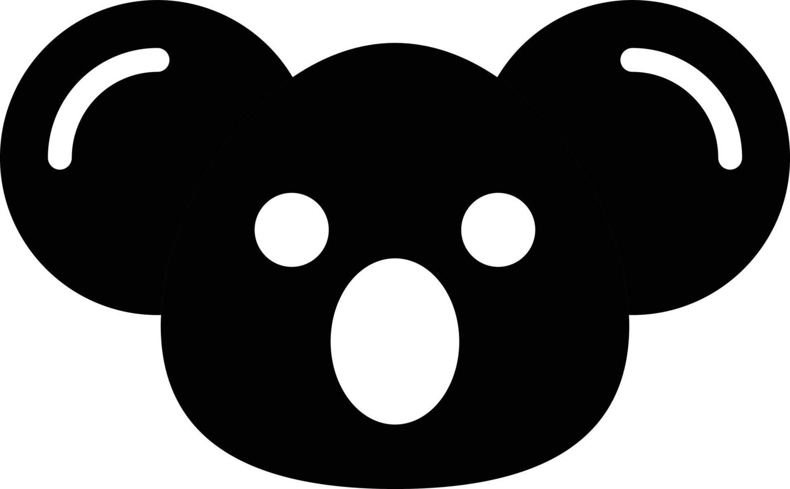 ilustración de vector de koala en un fondo. símbolos de calidad premium. iconos vectoriales para concepto y diseño gráfico.