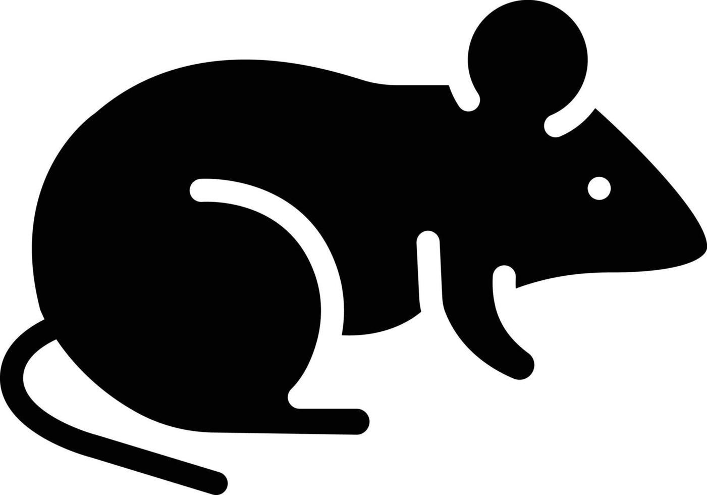 ilustración de vector de rata en un fondo. símbolos de calidad premium. iconos vectoriales para concepto y diseño gráfico.