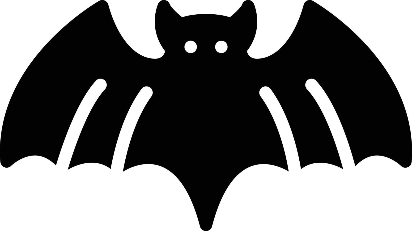 Ilustración de vector de murciélago en un fondo. Símbolos de calidad premium. Iconos vectoriales para concepto y diseño gráfico.