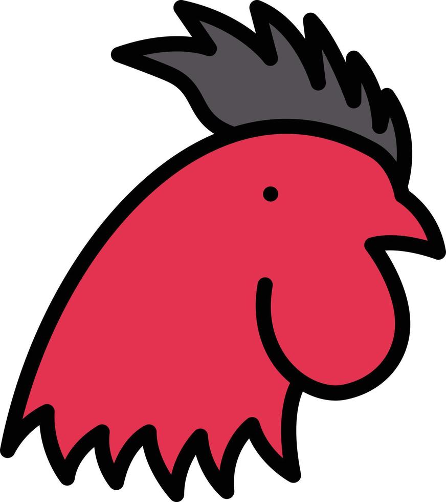 cock vector illustration on a background.Premium quality symbols.vector icons for concept and graphic design.