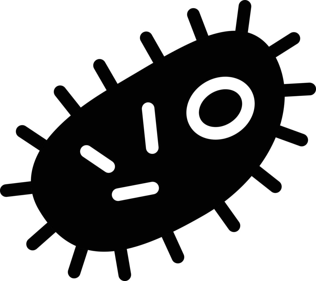 ilustración vectorial de bacterias en un fondo. símbolos de calidad premium. iconos vectoriales para concepto y diseño gráfico. vector