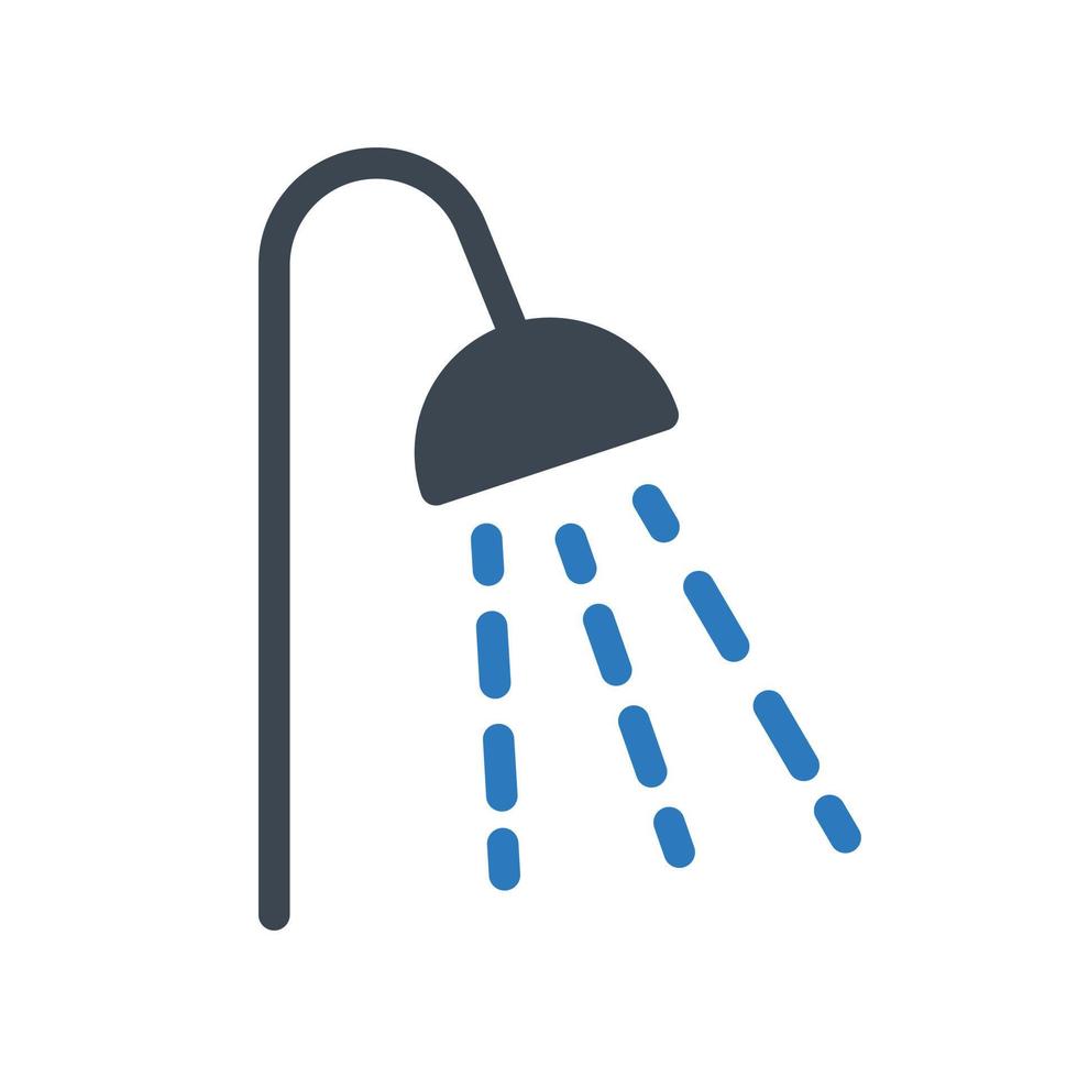 shower vector illustration on a background.Premium quality symbols.vector icons for concept and graphic design.