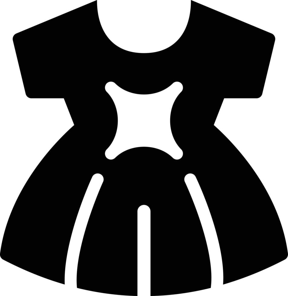 ilustración de vector de vestido de bebé en un fondo. símbolos de calidad premium. iconos vectoriales para concepto y diseño gráfico.