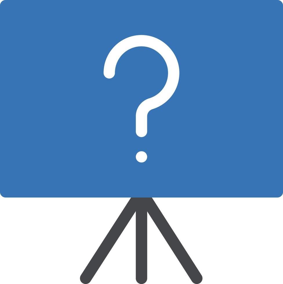 Question board vector illustration on a background.Premium quality symbols.vector icons for concept and graphic design.