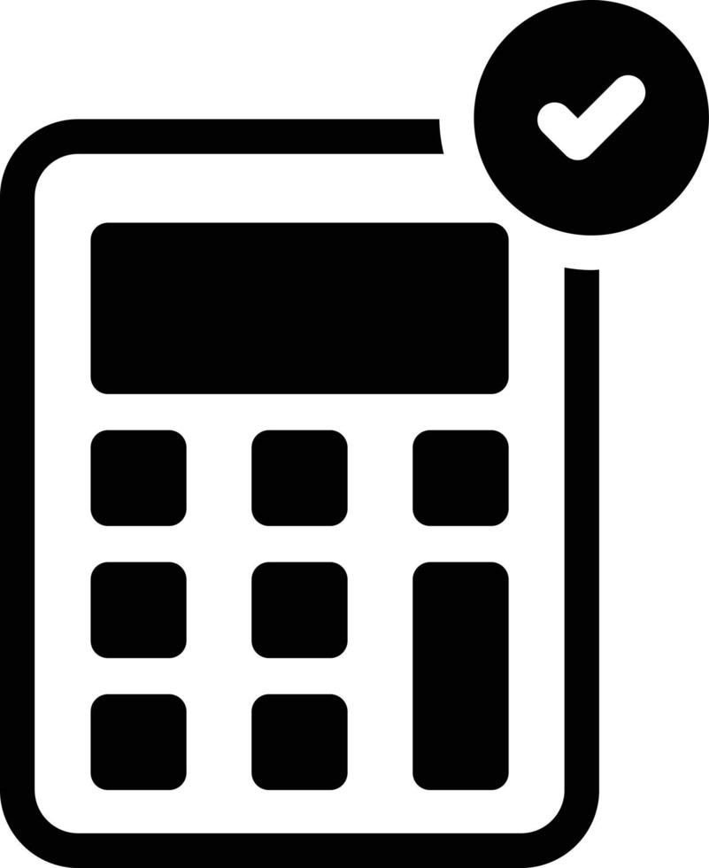 calculation tick vector illustration on a background.Premium quality symbols.vector icons for concept and graphic design.