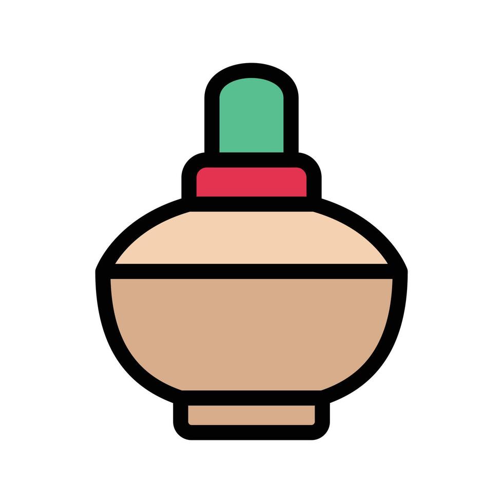 ilustración de vector de botella de aceite en un fondo. símbolos de calidad premium. iconos vectoriales para concepto y diseño gráfico.