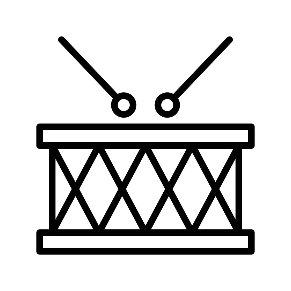 ilustración de vector de baqueta de tambor en un fondo. símbolos de calidad premium. iconos vectoriales para concepto y diseño gráfico.