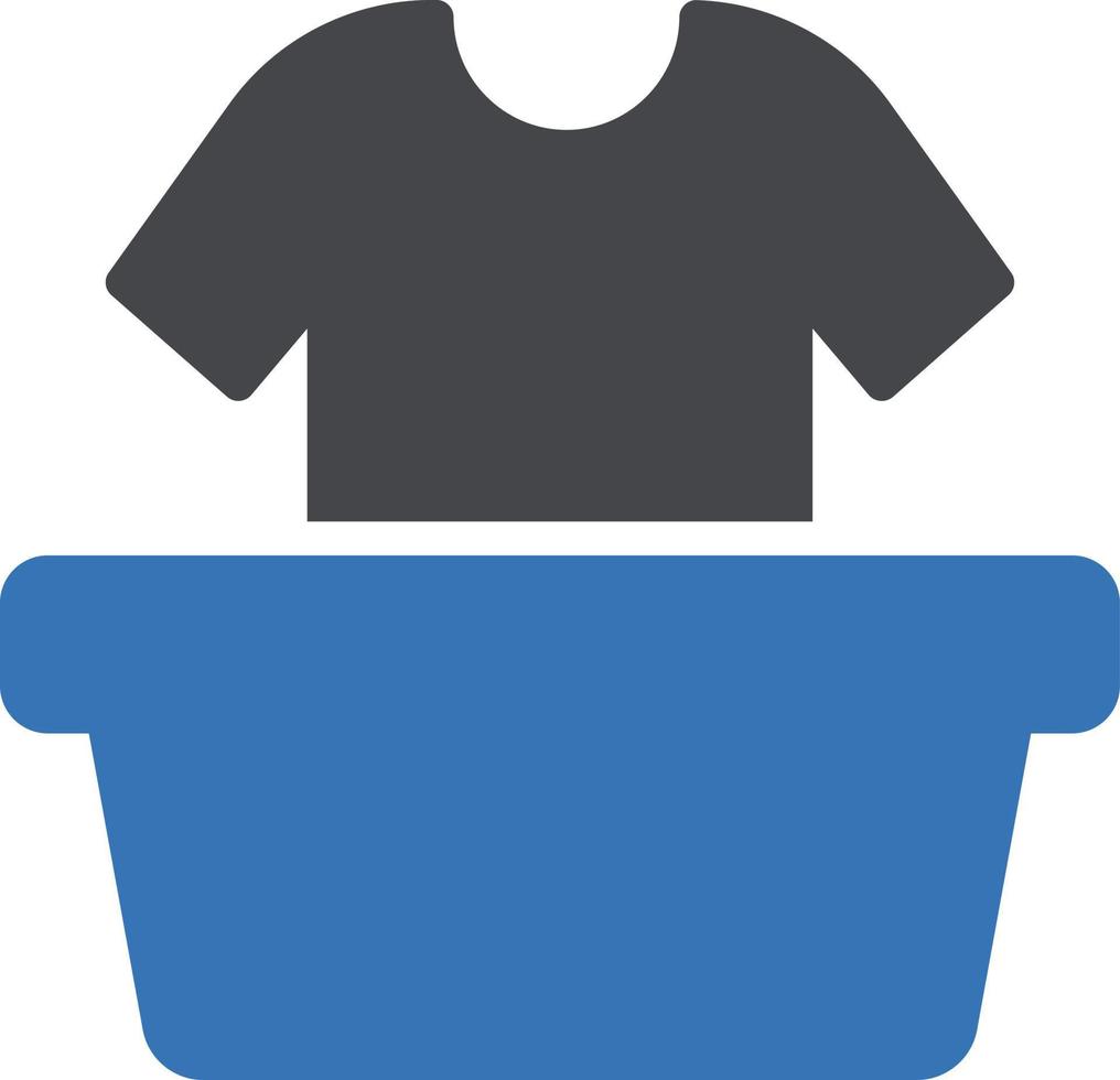 ilustración de vector de lavado de camisa en un fondo. símbolos de calidad premium. iconos vectoriales para concepto y diseño gráfico.