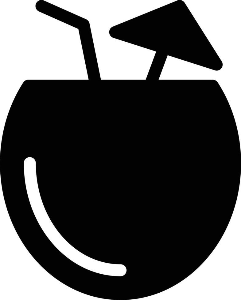 ilustración de vector de jugo de coco en un fondo. símbolos de calidad premium. iconos vectoriales para concepto y diseño gráfico.