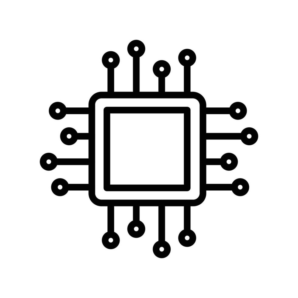 cpu chip vector illustration on a background.Premium quality symbols.vector icons for concept and graphic design.