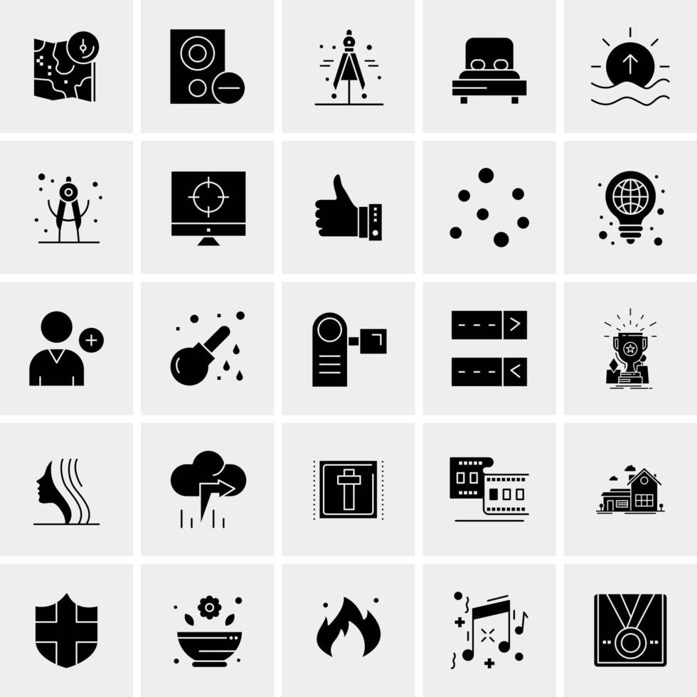 25 Universal Business Icons Vector Creative Icon Illustration to use in web and Mobile Related project