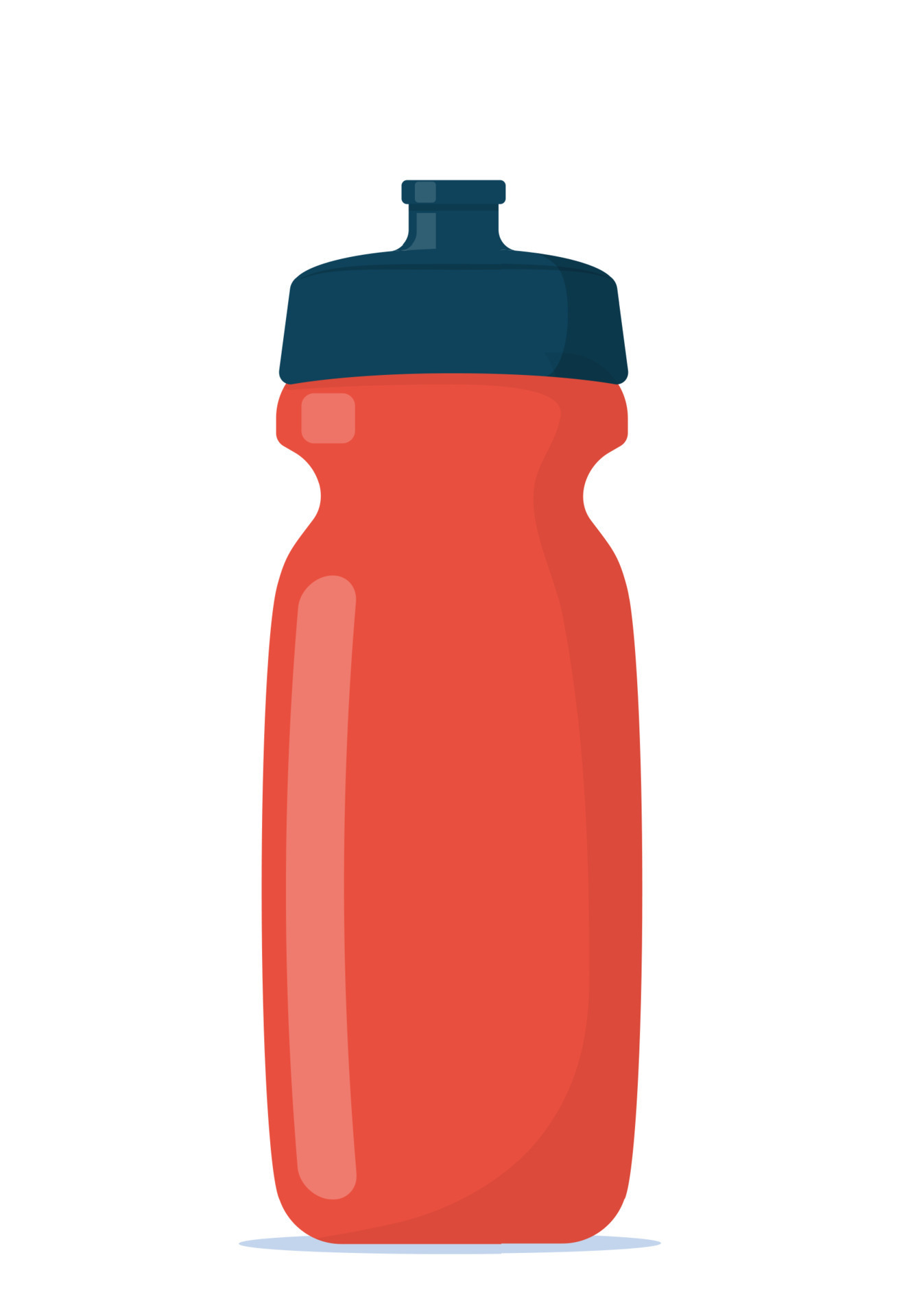 Sport bottle. Bicycle plastic bottle for water. Outdoor activities. Water  container for sport training. Vector illustration isolated on white  background. 15411975 Vector Art at Vecteezy