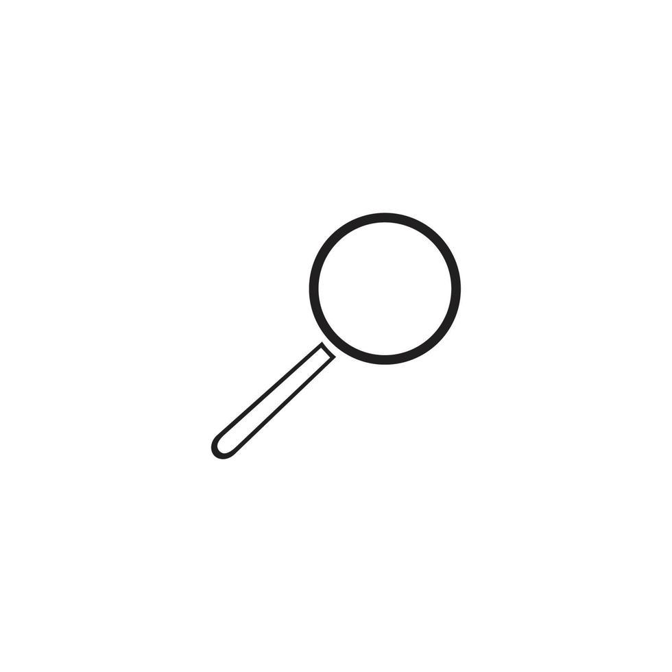 Magnifying glass icon vector illustration - vector