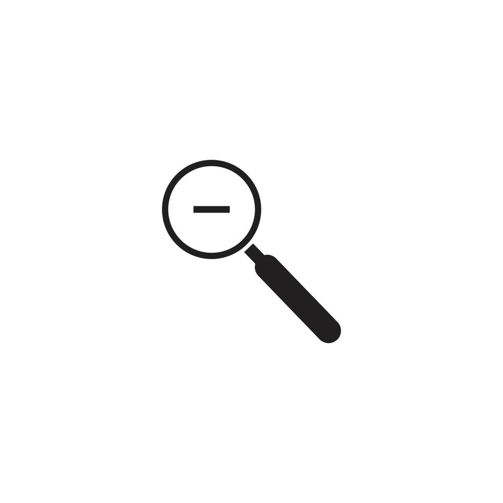 Magnifying glass icon vector illustration - vector