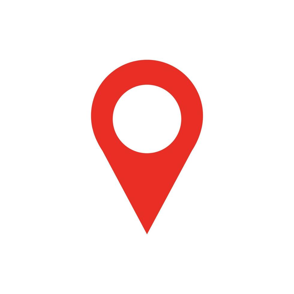 map point location pin vector icon for mapping and satellite allocation