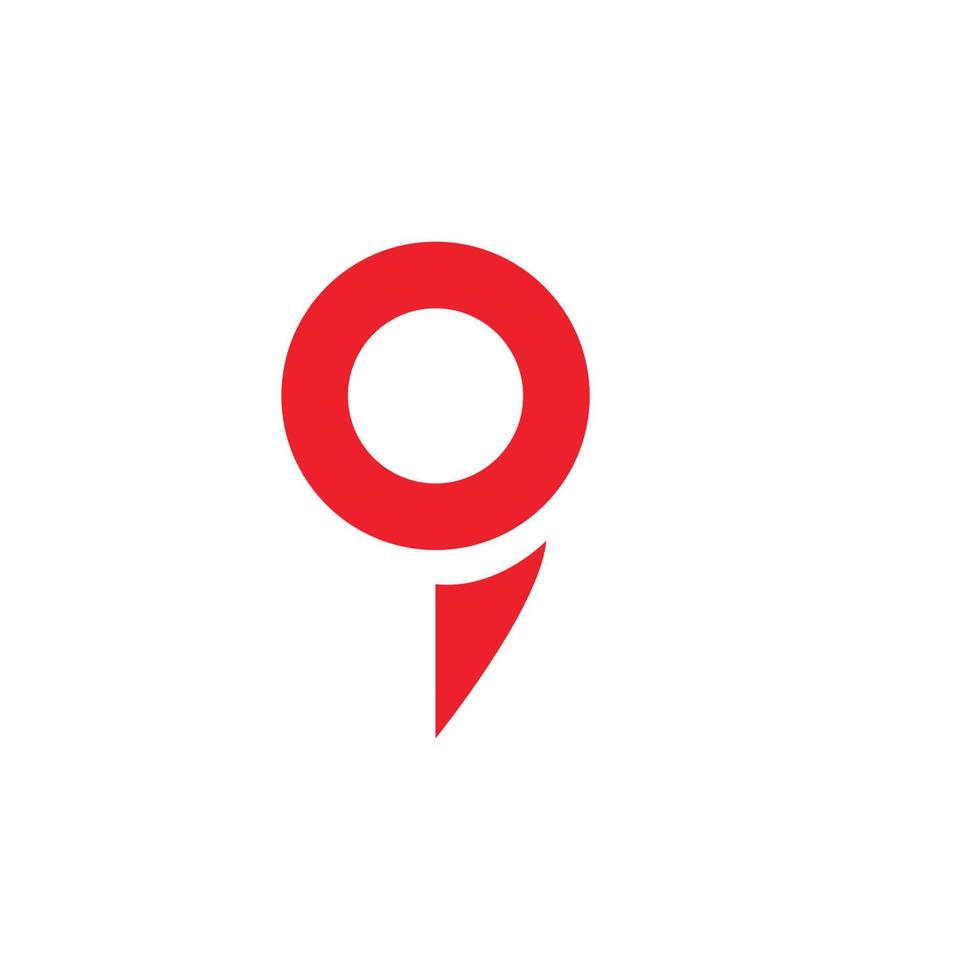 map point location pin vector icon for mapping and satellite allocation