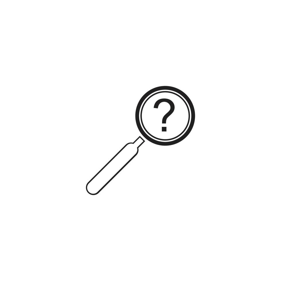 Magnifying glass icon vector illustration - vector