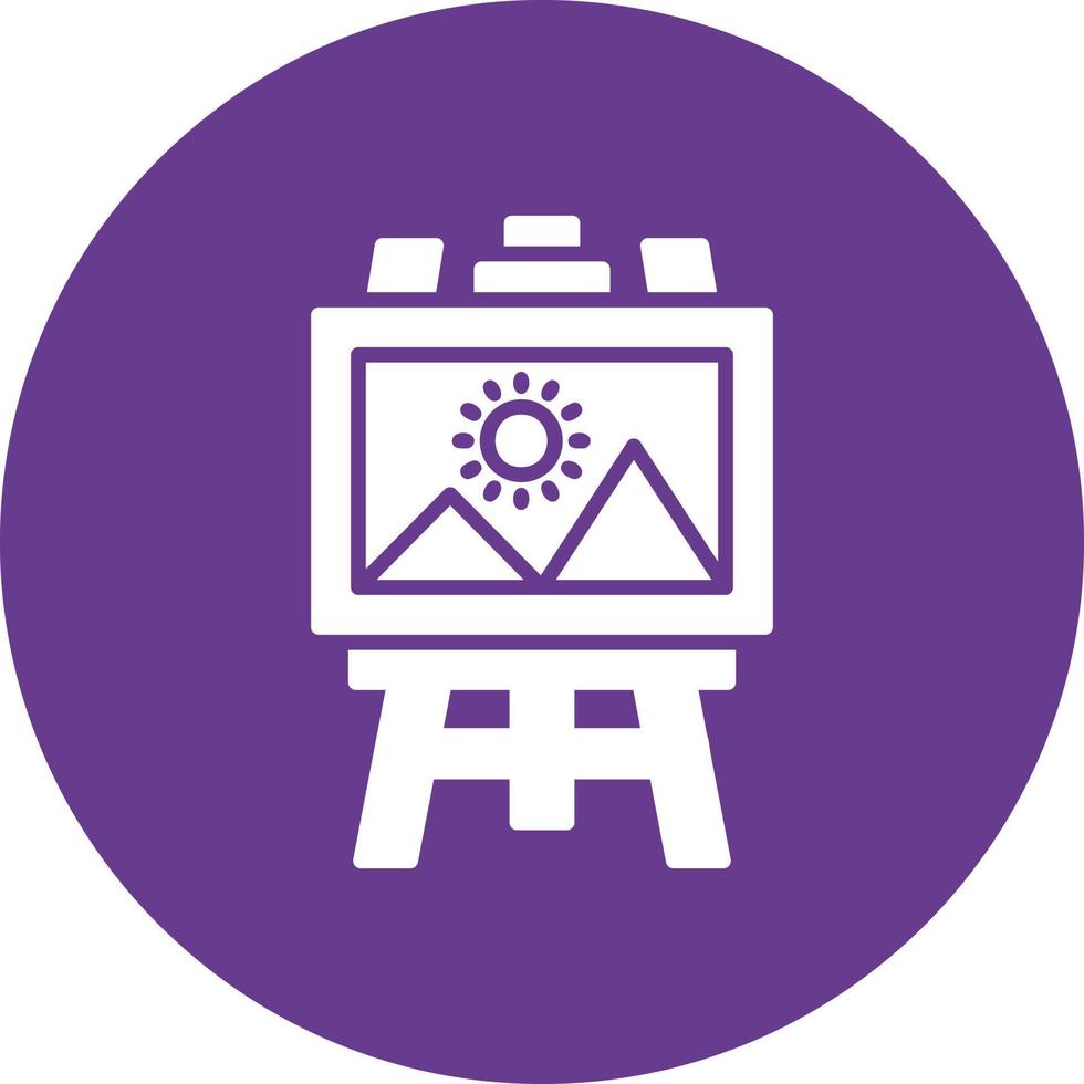 Canvas Creative Icon Design vector